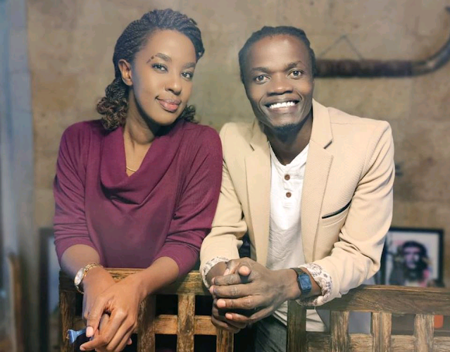 Gospel rapper Juliani with Lilian Ng'ang'a in a photo Gospel rapper Juliani with Lilian Ng'ang'a in a photo