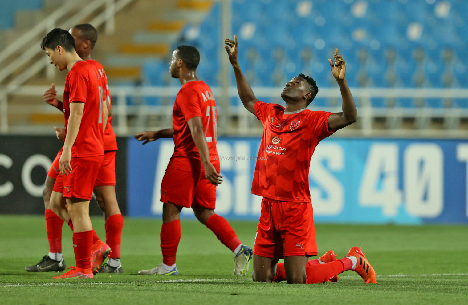 Super Olunga scores twice as five-star Duhail shine in Champions League