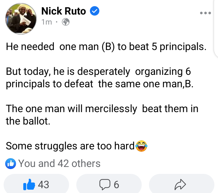 DP Ruto’s Son Badly Attacks Uhuru, Raila and OKA, Predicts What Will Happen in 2022