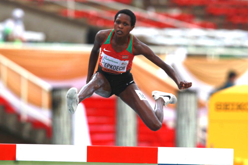 World Under-20 champion Jacklyine Chepkoech shines in steeplechase at national meet : The standard Sports