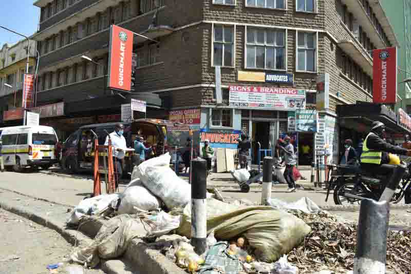 Filthy Nairobi fast becoming an eyesore