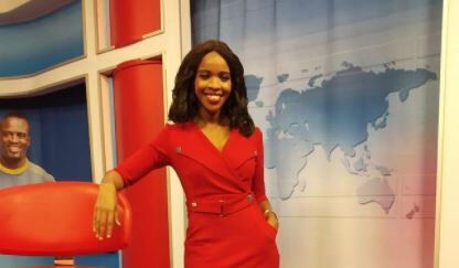 Former KTN News Anchor Michelle Ngele at KTN News studios in September 2018.
