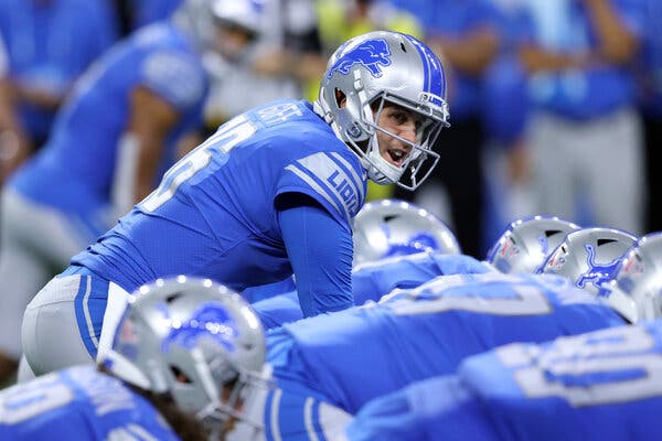 Jared Goff takes over for Matthew Stafford, who spent 12 seasons as the Lions starter.