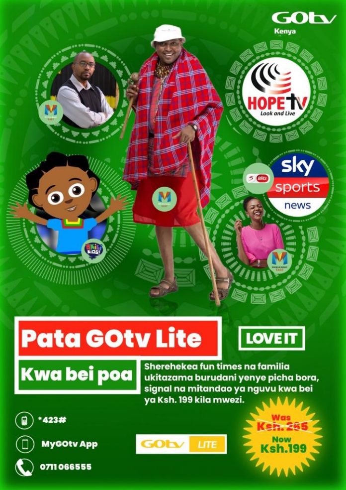 GOtv Lite Subscription Drops To Just Sh199