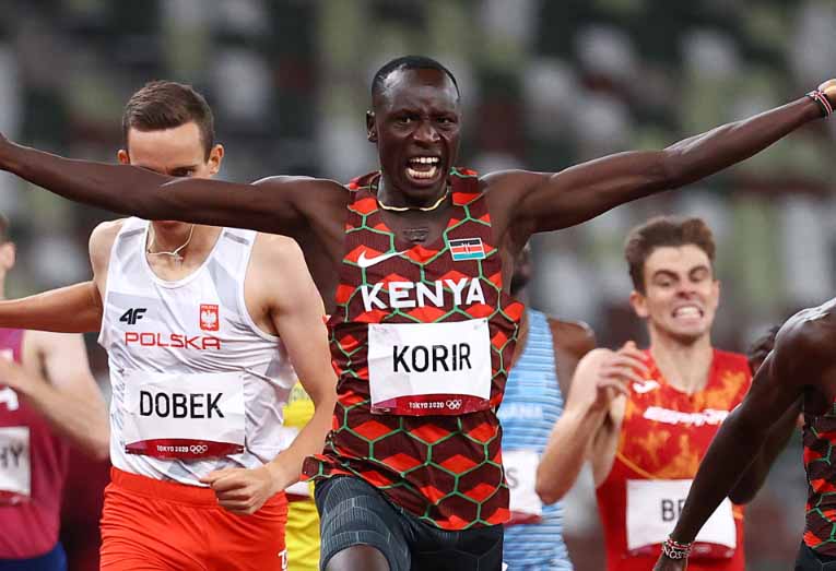 Emmanuel Korir wins first gold for Kenya at Olympics as Ferguson Rotich bags silver in 800 metres final : The standard Sports