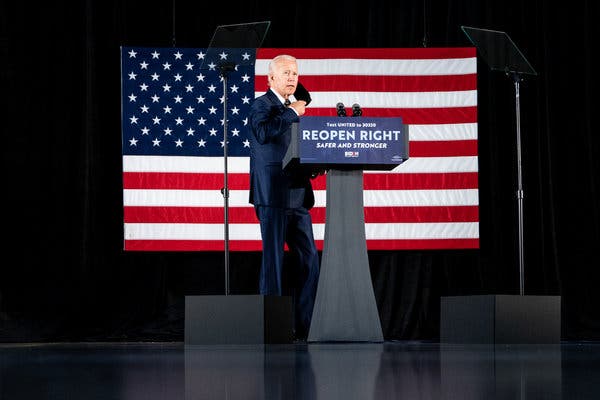 While the pandemic remains the key mover of stocks, investors are beginning to worry about the implications of a win by former Vice President Joseph R. Biden Jr. in November.