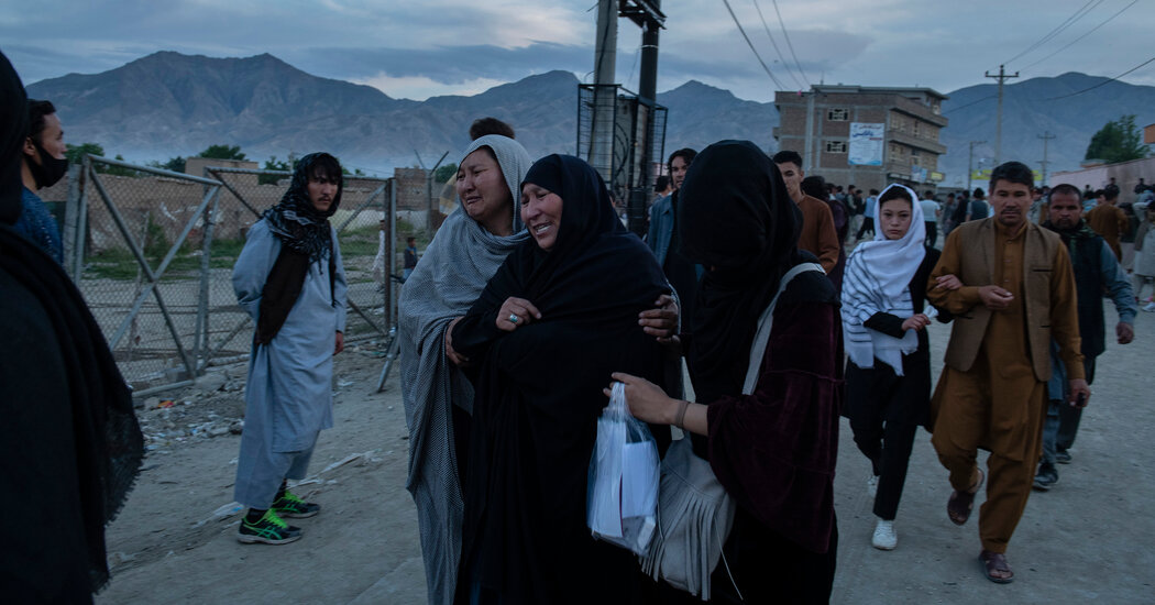 Bombing Outside Afghan School Kills at Least 30, With Girls as Targets