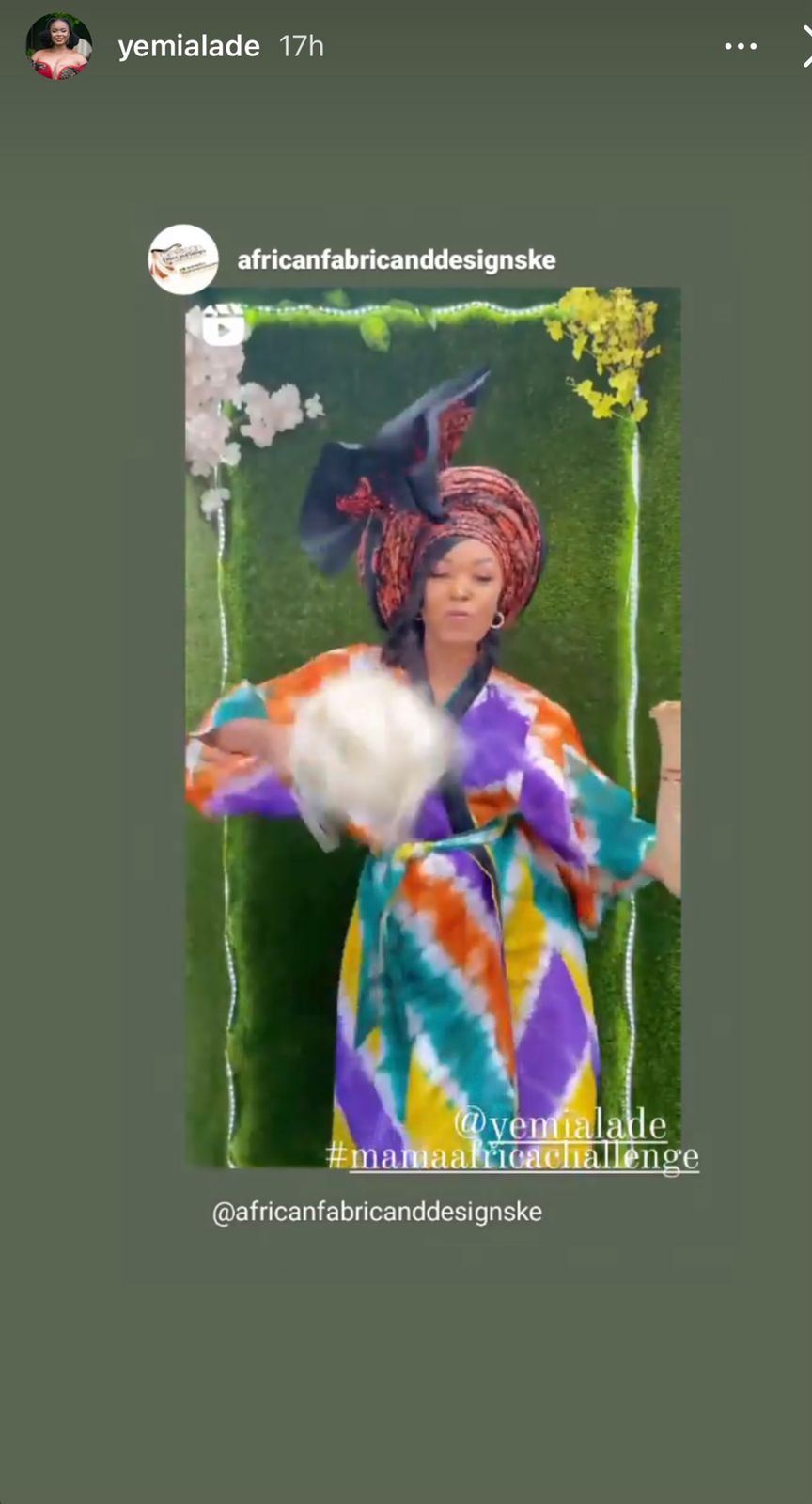 Kenyan Actress, Minne Gets Yemi Alade Nod
