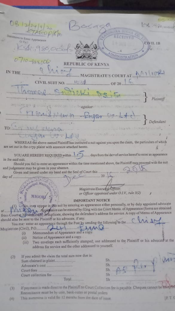 How Fraudulent Lawyers Are Fleecing Poor Farmers In Trans Mara Sugar
