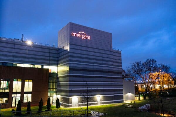 The biopharmaceutical company Emergent BioSolutions, in Baltimore, Md., threw out millions of vaccine doses at its manufacturing plant over concerns of contamination.