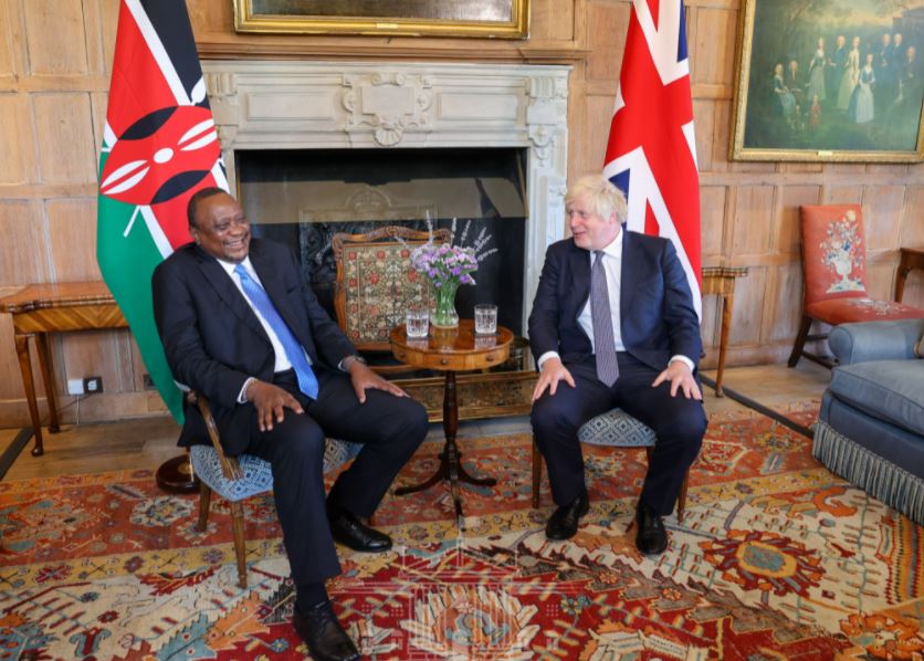 President Kenyatta And UK PM Johnson Meet At Chequers (PHOTOS)