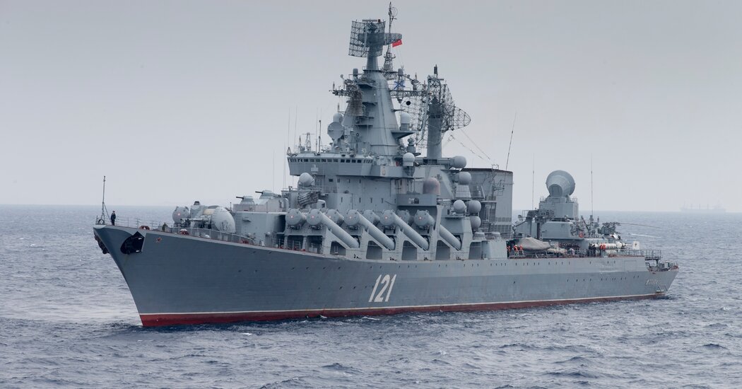U.S. Intelligence Helped Ukraine Strike Russian Flagship, Officials Say