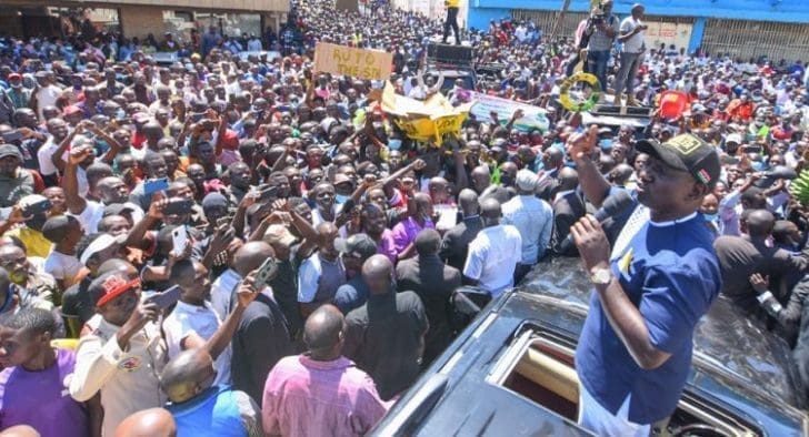 Chaos Erupt During DP Ruto's Kisumu Tour (VIDEO)