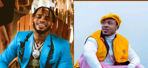 Diamond Platinumz with Ali Kiba fighting for space photo