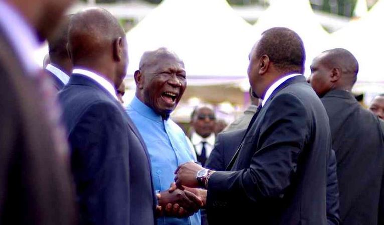 "Watu Waniwache"...President Uhuru Defends Moody Awori Appointment