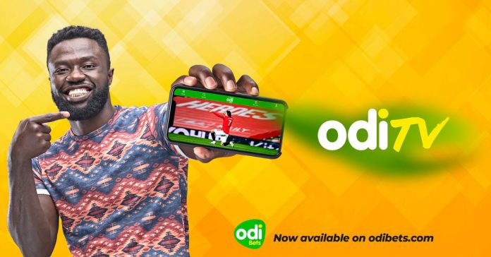 Odibets Launches OdiTV For Betting Fanatics To Watch Live Matches