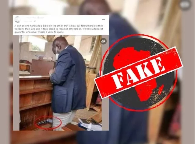 Photo Of DP Ruto With A Gun In Church Debunked