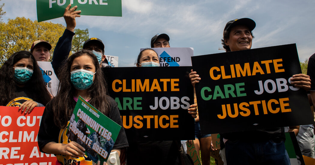 Climate Activists Rally at the White House to Demand Action