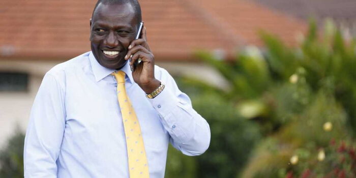 Ruto's Phonecall on Loudspeaker Calms Protestors [VIDEO]