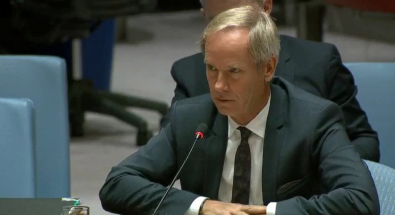 Olof Skoog, EU representative to the UN, speaks at the Security Council meeting on Upholding the United Nations Charter (file photo). Olof Skoog, EU representative to the UN, speaks at the Security Council meeting on Upholding the United Nations Charter (file photo).