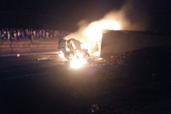 Tanker Explodes Into Flames Killing 2 Along Narok - Mai Mahiu Road