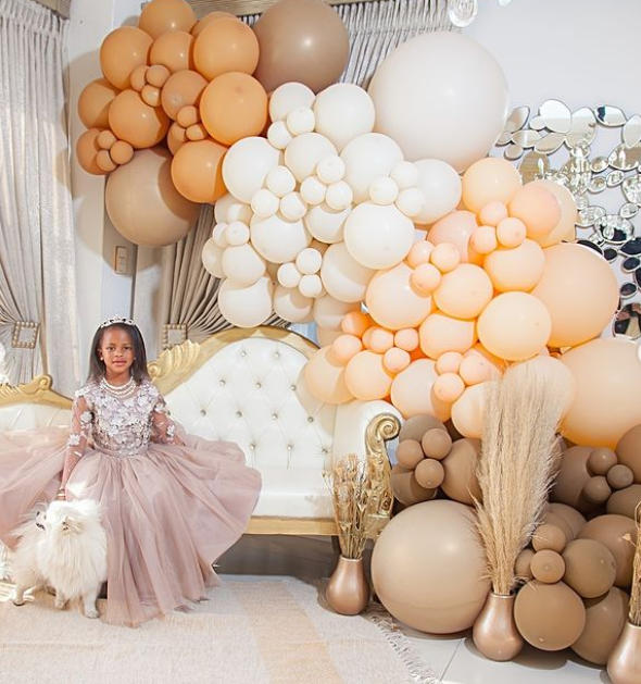 Adorable Photos Of Diamond's Daughter Latifah Celebrating Her 6th Birthday (Photos)