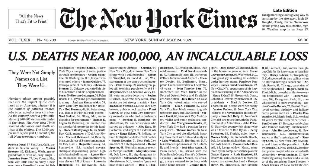 The Project Behind a Front Page Full of Names