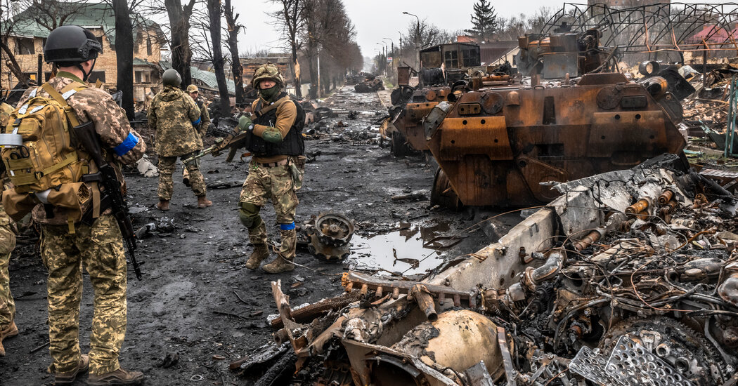 Live Updates: Russian Retreat From Around Kyiv Offers Closer Look at Devastation