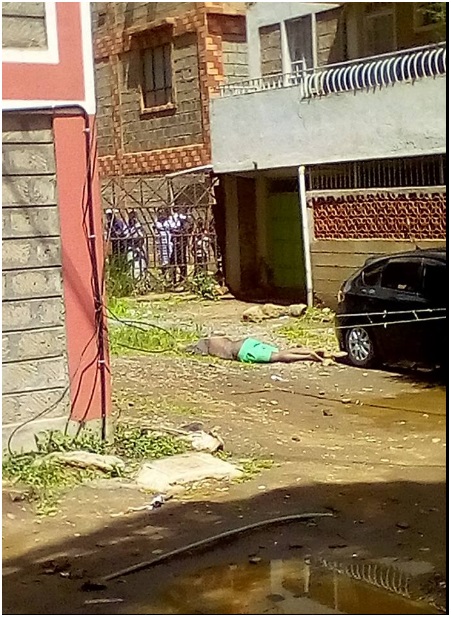 Depressed man jumps from the 7th floor of rented apartment in Nairobi’s Kasarani Sports View Estate (PHOTOs)