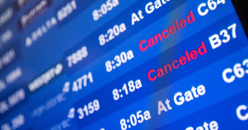 Airlines Cancel Hundreds More Flights as Virus Scrambles Air Travel