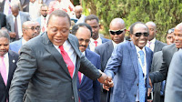 Shock as UHURU awards his ailing buddy, CHRIS KIRUBI, a multi-billion tender at the troubled NYS even after landing another one worth 164 billion