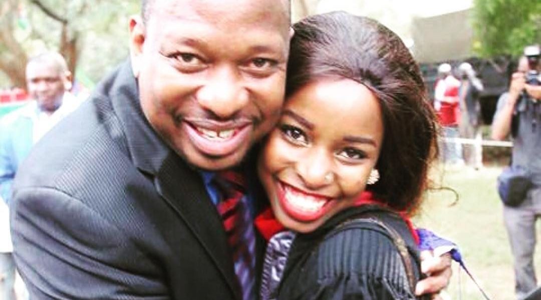 Saumu Mbuvi back to trashing baby daddy on social media