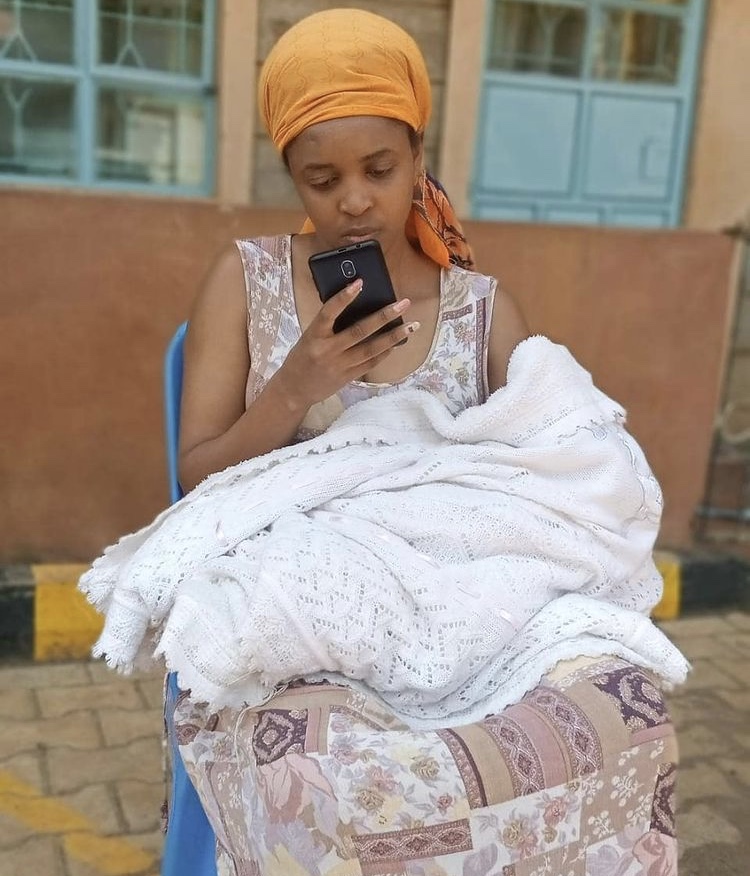 Ex TRHK actress Nkirote opens up about life as a first time mum, flaunts adorable newborn daughter (Photos)