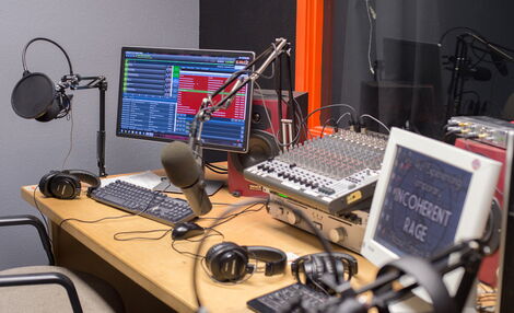 A file image of a radio station
