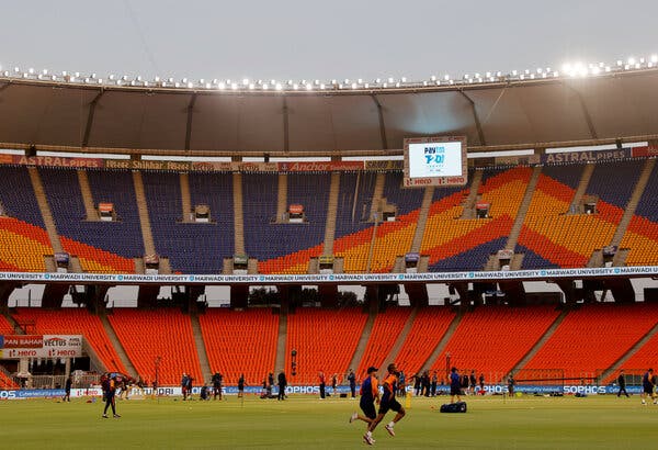 The Narendra Modi Stadium in Ahmedabad, India, last month.