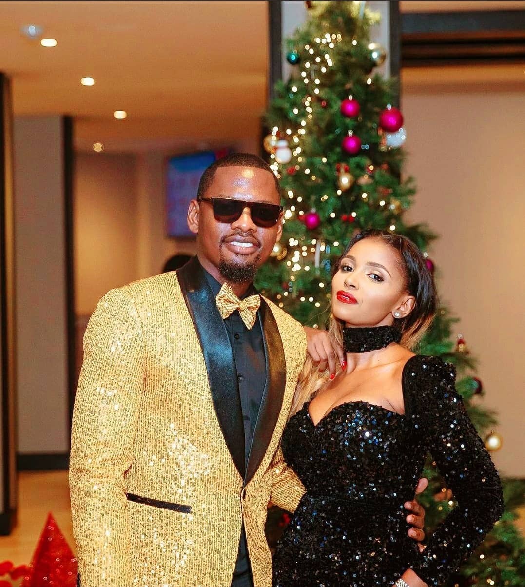 Ben Pol with his wife Anerlisa Muigai 