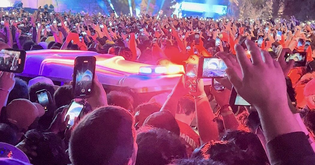 At Travis Scott's Astroworld Festival, a Sudden Life-and-Death Struggle