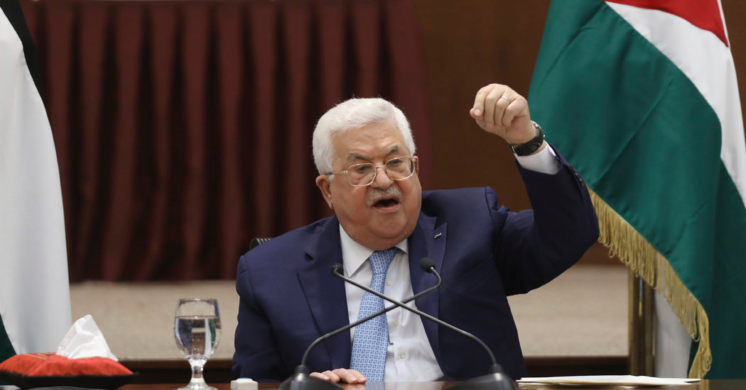 Abbas Declares Palestinians’ West Bank Security Commitments Null and Void