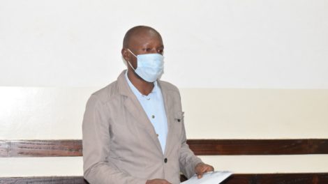 James Wafula at Kibera law courts