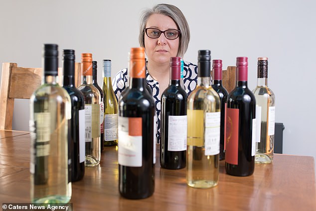 36-year-old mother forced to drink 15 bottles of wine to cope with pain and stress