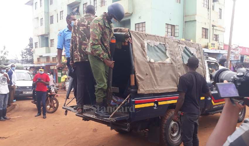 Police disperse Nyoro supporters in Murang’a