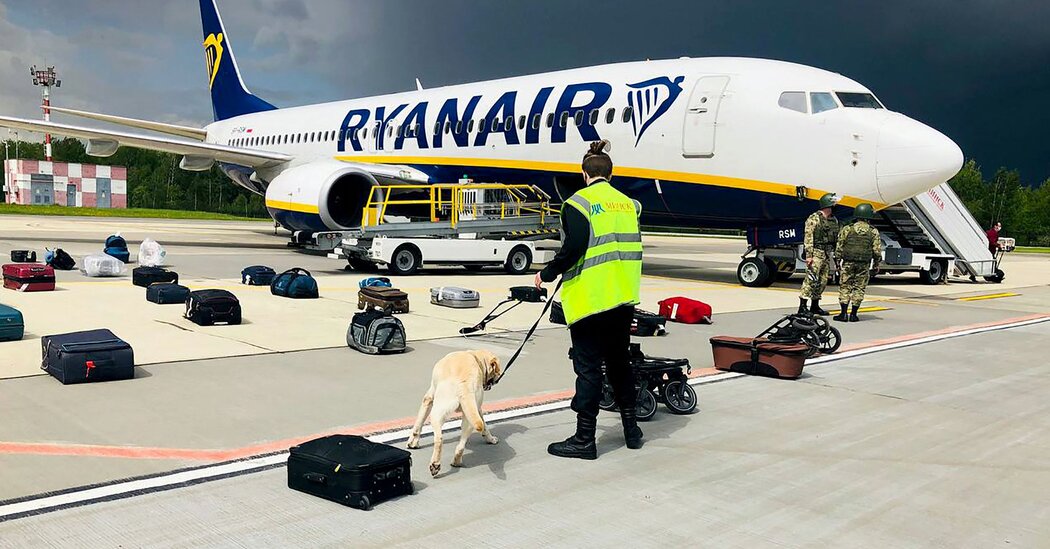 Belarus Forces Down Ryanair Flight Carrying Journalist
