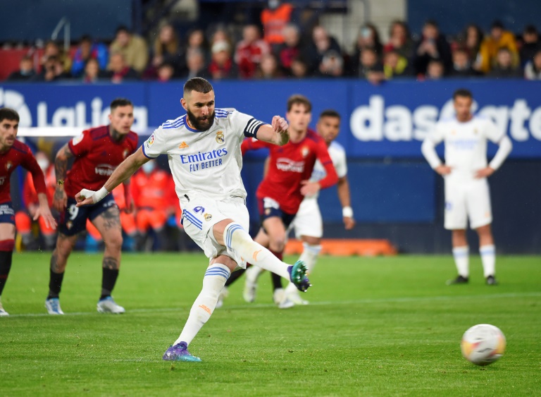 Benzema misses two penalties in Real Madrid win over Osasuna