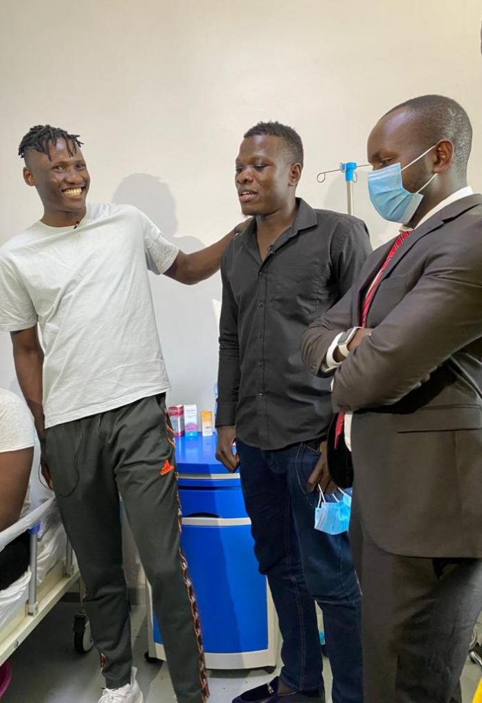 Michael Olunga, Odibets To The Rescue Of Harambee Star Goalkeeper