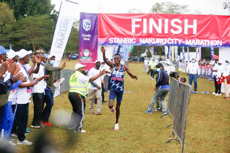 Simiyu, Relin win inaugural Nakuru City Marathon : The standard Sports