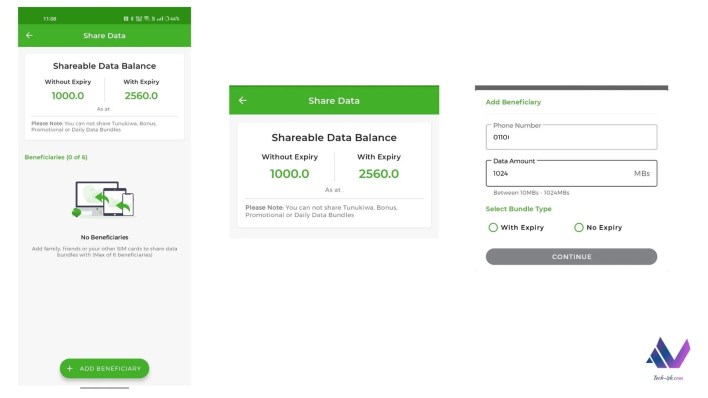 How to share your Safaricom Data with other SIM Cards