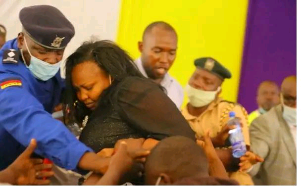 Senator Millicent Omanga undersiege over TIFA polls. Senator Millicent Omanga undersiege over TIFA polls.