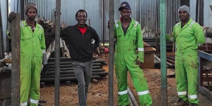Businessman Turning Waste into Fencing Poles