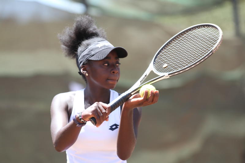 Tennis: Okutoyi readies for Roland Garros with Africa Junior Championships : The standard Sports
