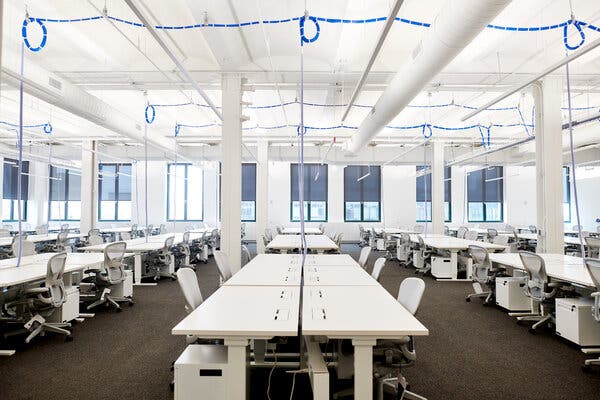 Office space for Instagram, which is owned by Facebook. Facebook has expandedn Manhattan.